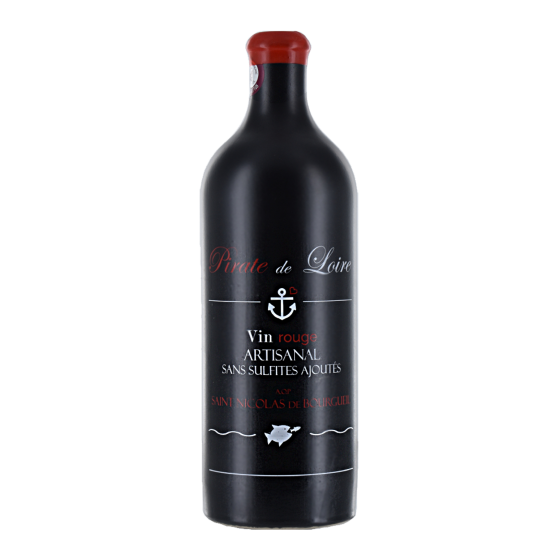 Pirate De Loire 2023 Rouge Sans Sulfites Ajoutés FR 5 Route du Penin DOMAINE AUGERON